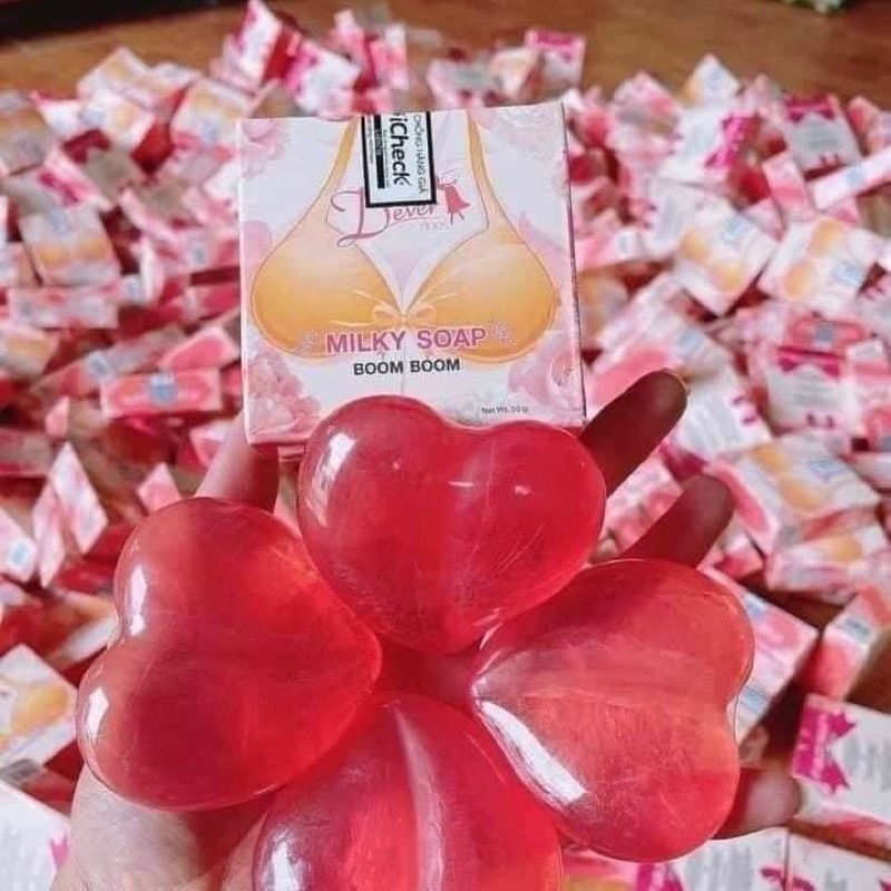 Xà phòng tăng Vòng 1,xà bông nở Ngực Milky soap boom boom Thái Lan