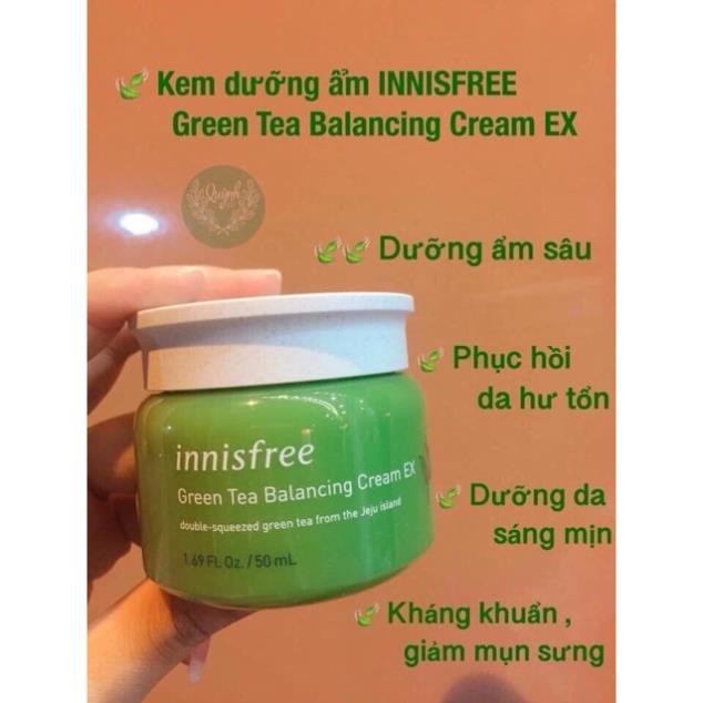 Kem dưỡng trà xanh Innisfree Green Tea Cream 50ml