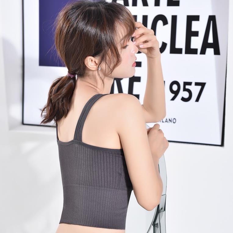 Áo Bra Tăm Dáng Lửng Có Mút Ngực Cao Cấp V90  - LADY