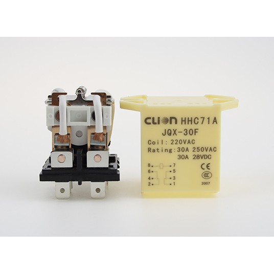 Rơ Le Công Suất Cao hhc71a jqx-30f 12v 24v 220v 30a 8 pin