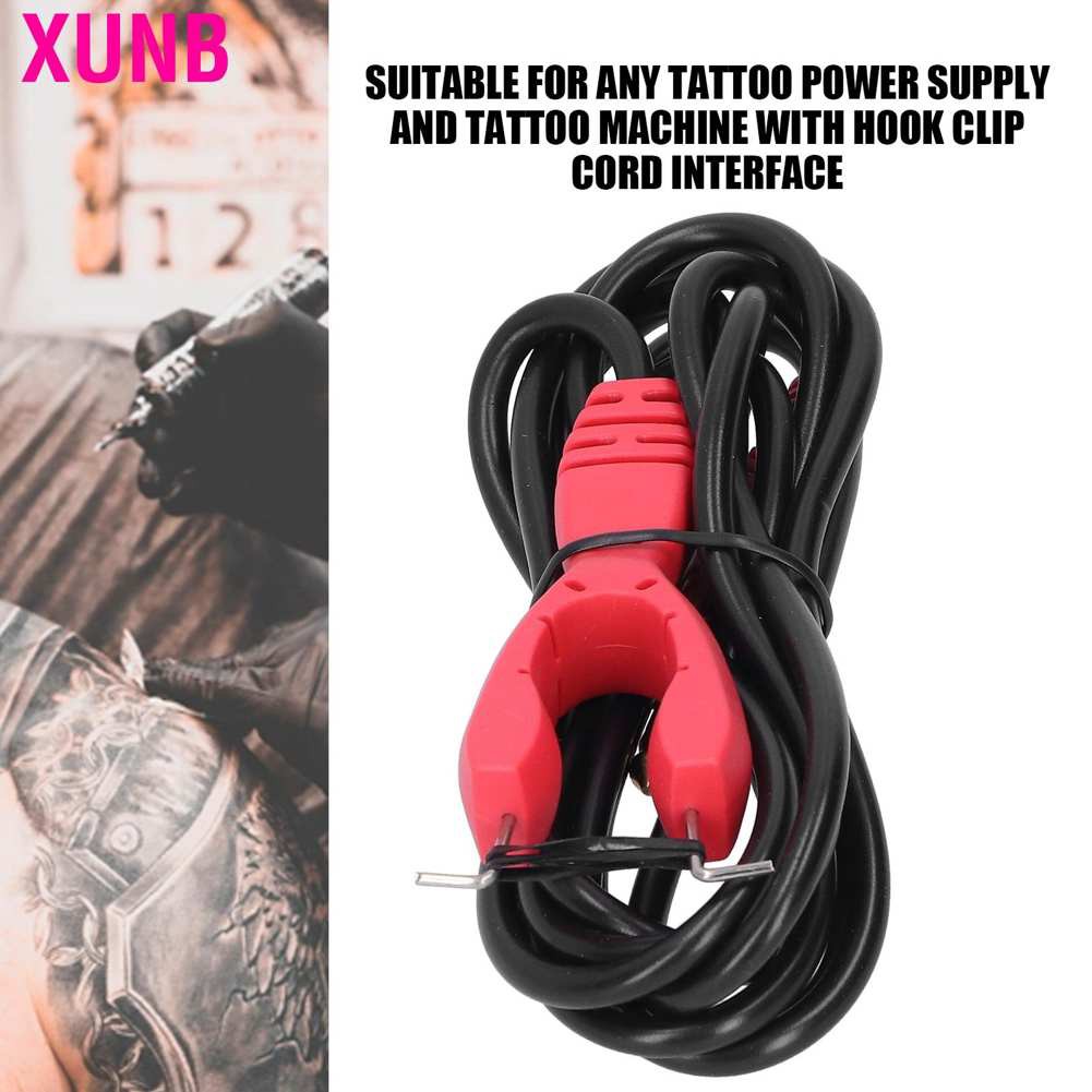 Xunb Professional Tattoo Machine Clip Cord Soft Silicone Power Supply Accessory