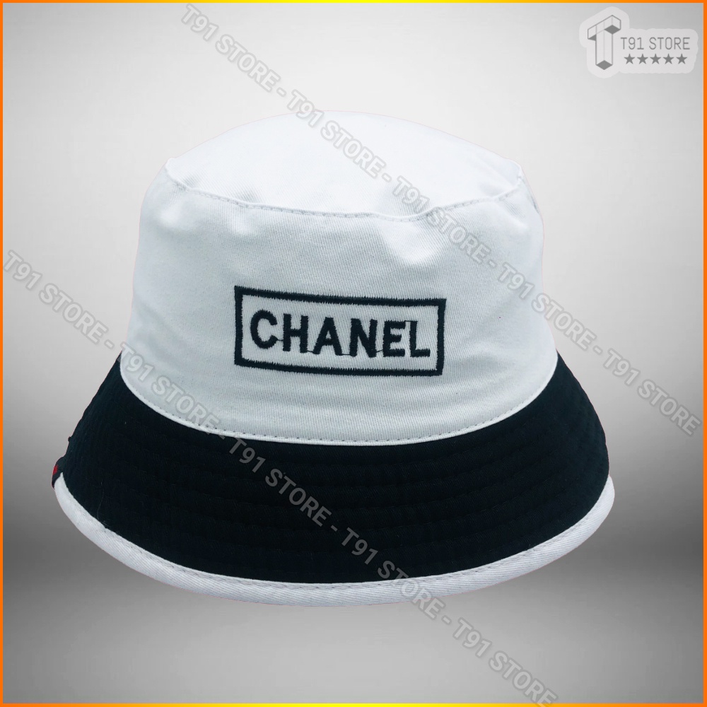 Nón Bucket C.N - Nón vành C.N 2 mặt thêu dễ phối đồ - Mũ vành phong cách Hàn Quốc