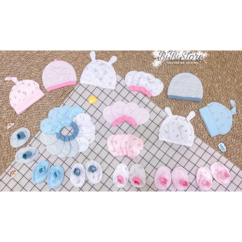 Bộ Quần Áo Dài Tay Miomio Cho Bé Sơ Sinh Chất Cotton Mềm Mại