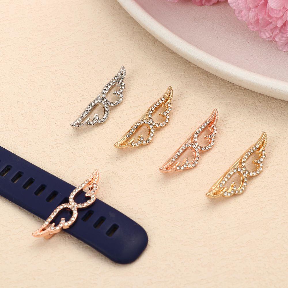 Myrongvn Cánh Thiên Thần DIY Thiết Bị Xỏ Dây Đồng Hồ Trang Trí Charms