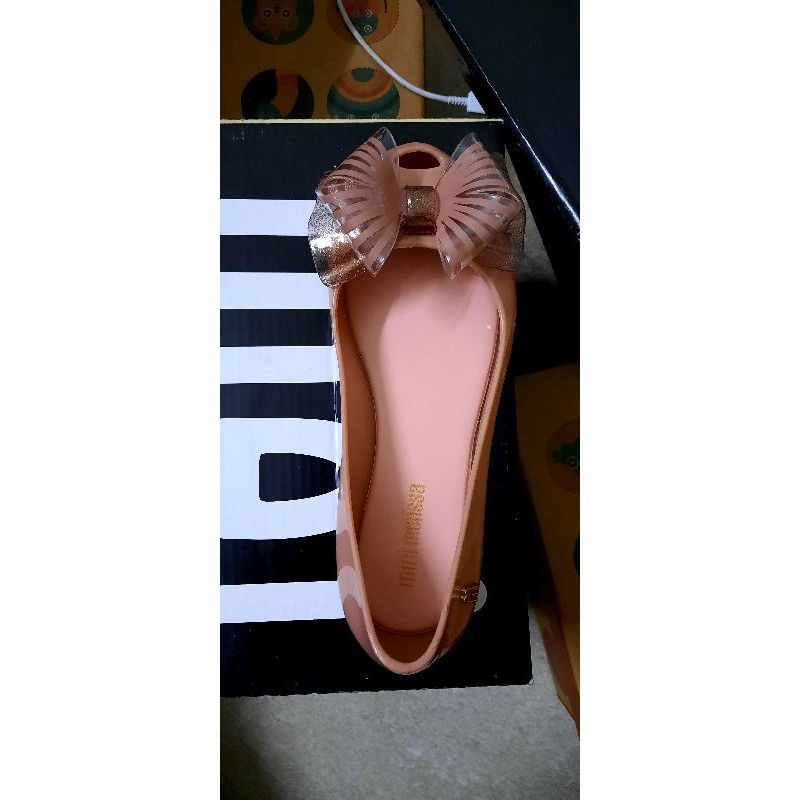 Giày nhựa thơm Melissa nơ dư xịn made in Brazil nguyên hộp