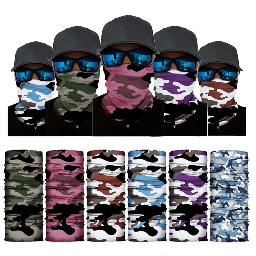 Khăn Ống Bandana Gọn Nhẹ In Họa Tiết Rằn Ri Bảo Vệ Mặt &amp; Cổ Chống Gió Cho Cặp Đôi