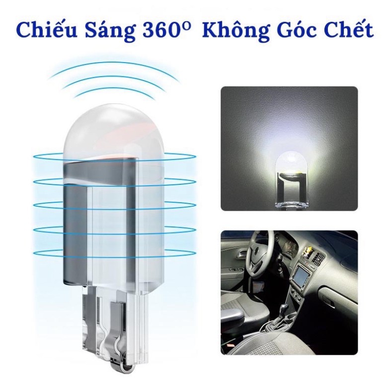 [ Shop Uy Tín ] Bóng Led T10 Siêu Sáng, Đèn Led T10 Lắp Mặt Đồng Hồ, Demi, Xi Nhan Xe Máy, Ô Tô - Đủ 7 Màu | BigBuy360 - bigbuy360.vn