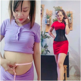 Đai nịt bụng Latex Hy Lạp Corset Chuẩn(Màu Đen)
