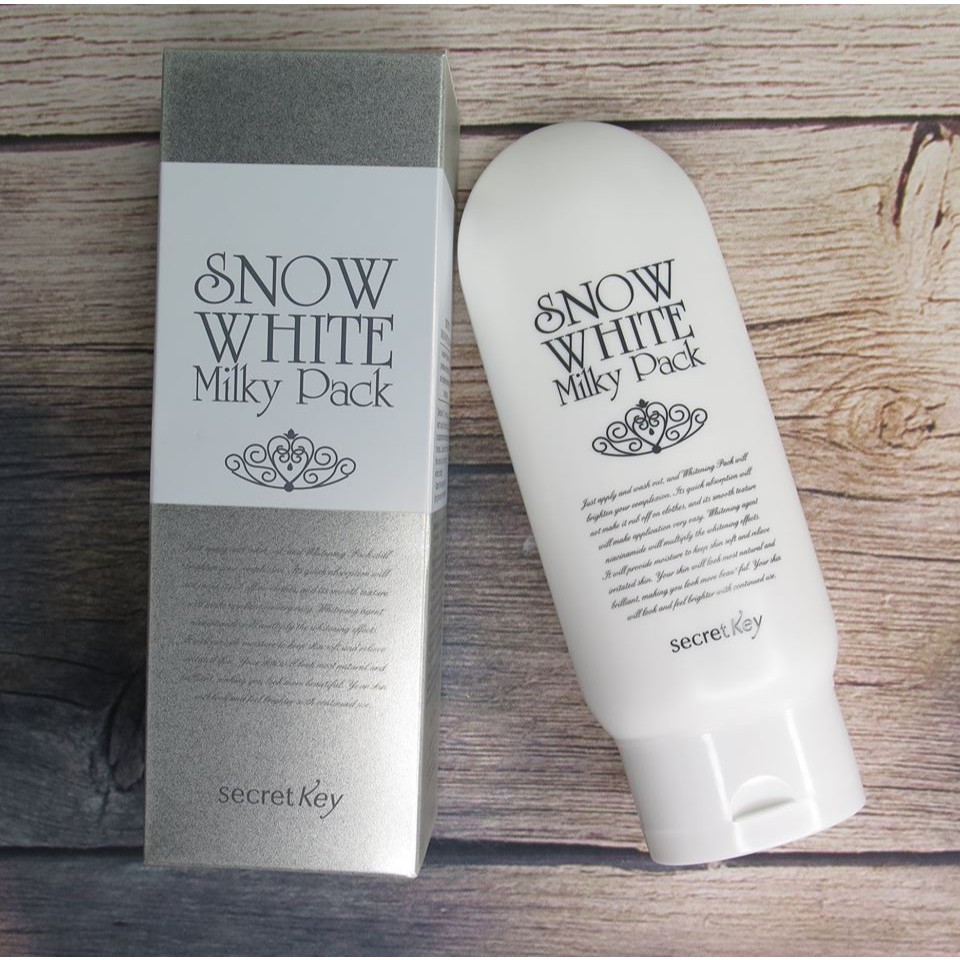 Kem Tắm Trắng Secret Key Snow White Milky Pack