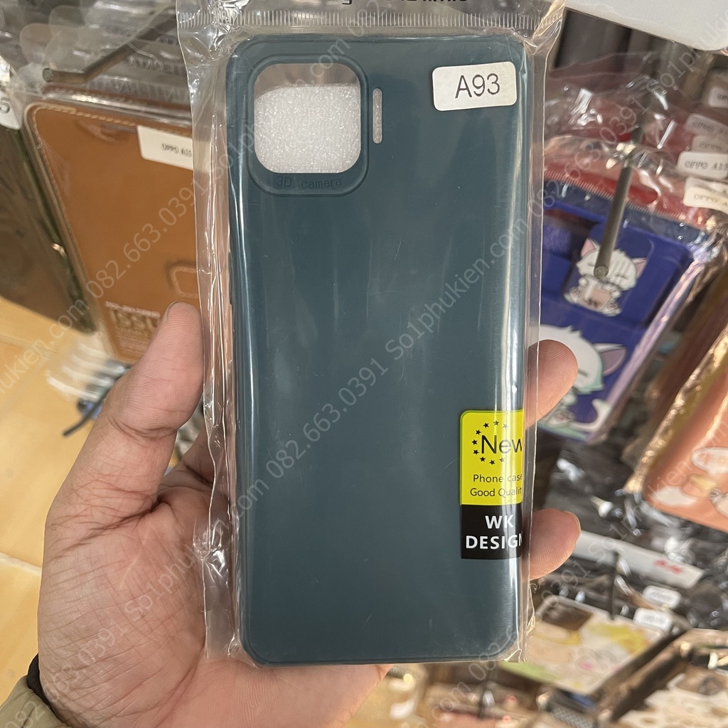 Ốp lưng da cao cấp dành cho Oppo A73 / A93 dẻo êm tay, da bền đẹp