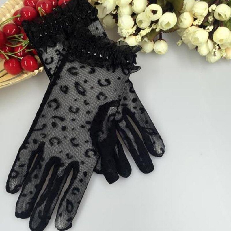 Găng Tay Lái Xe Chống Tia UV Phối Ren Thời Trang Mùa Hè Cho Nữ