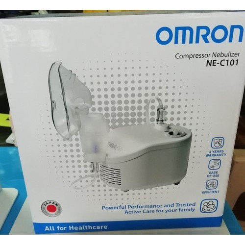 Máy Xông Mũi Họng Omron NE-C101 + Tặng Đèn Lấy Ráy Tai Cho Bé