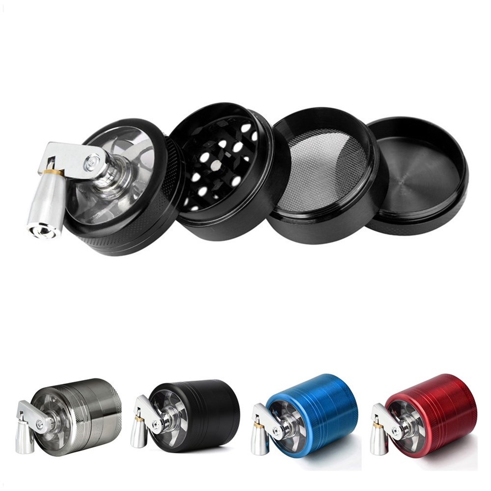 Dụng cụ nghiền thuốc lá có tay vặn thủ công