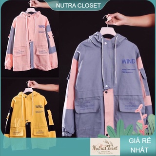 Áo khoác kaki ulzzang nam nữ win