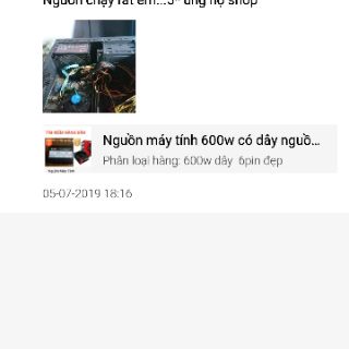 Nguồn máy tính ADB 600w công suất thực