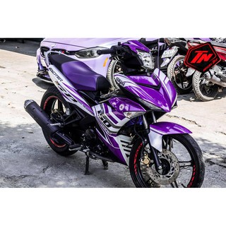 Tem Trùm Exciter 150 Tím trắng