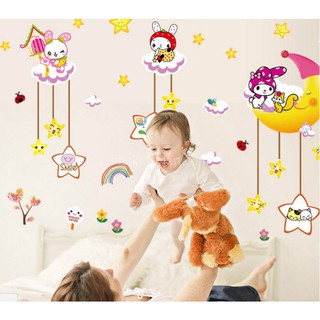 Decal dấn tường chúc bé ngủ ngon 2