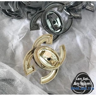 Khoá Xoay Chữ X Size 4cm - Khoá Túi Xách - Phụ Kiện Túi Xách - Phụ Kiện Thủ Công Handmade