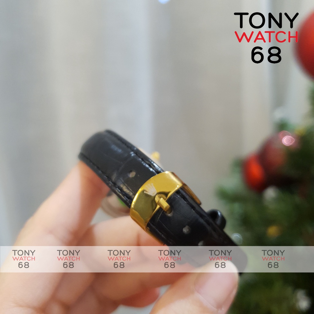 Đồng hồ nữ dây da Winsley chính hãng đẹp đính đá Role viền mạ vàng giá rẻ thời trang | BigBuy360 - bigbuy360.vn