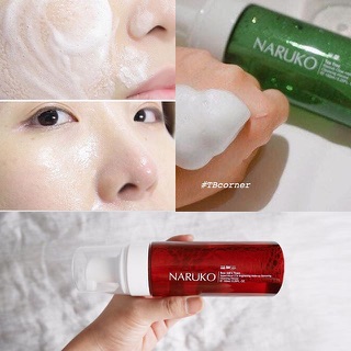 Bọt rửa mặt kiêm tẩy trang Naruko tràm trà