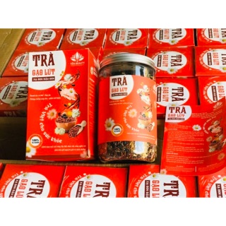 Trà gạo lứt đậu đen xạ đen. Hàng chuẩn hãng