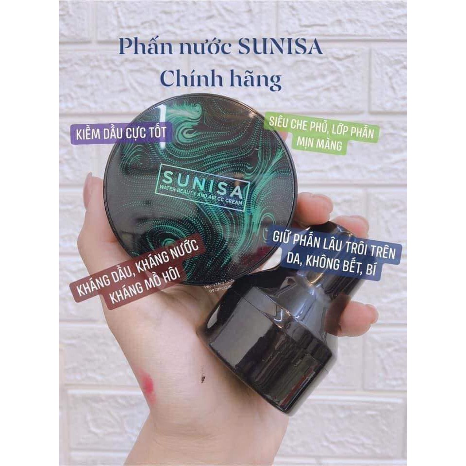 (chinh hang) Phấn nước Sunisa hàng chuẩn dùng thích