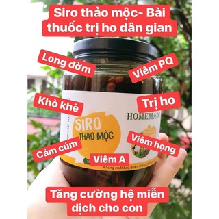 Siro thảo mộc homemade