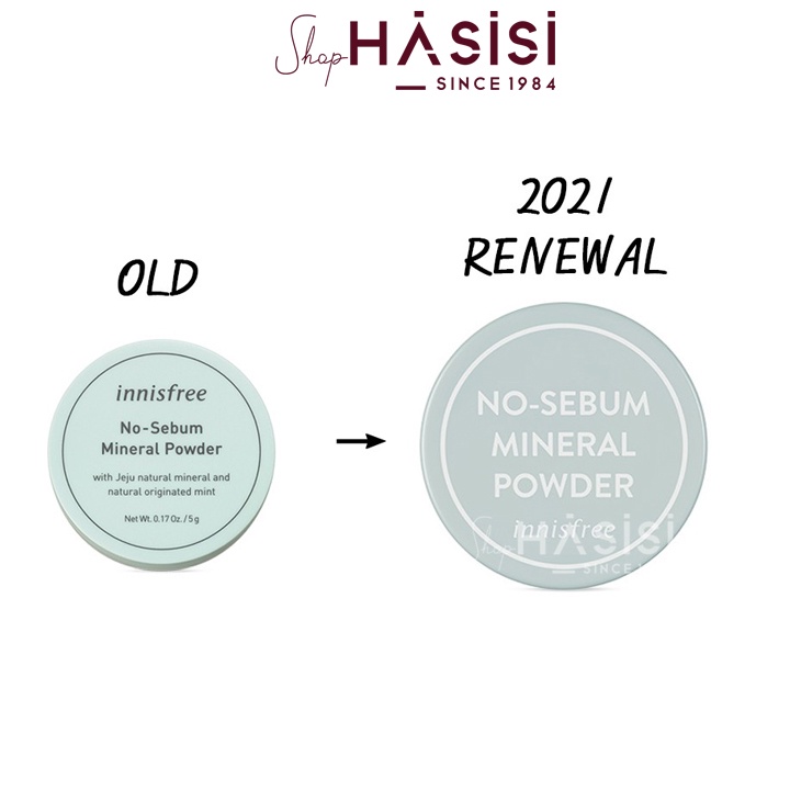 PHẤN PHỦ KIỀM DẦU INNISFREE - No.Sebum Mineral Powder 5g