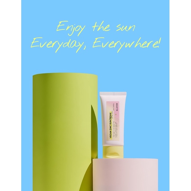 Kem chống nắng vật lý thuần chay KLAVUU VEGAN ZINC SUNCREAM