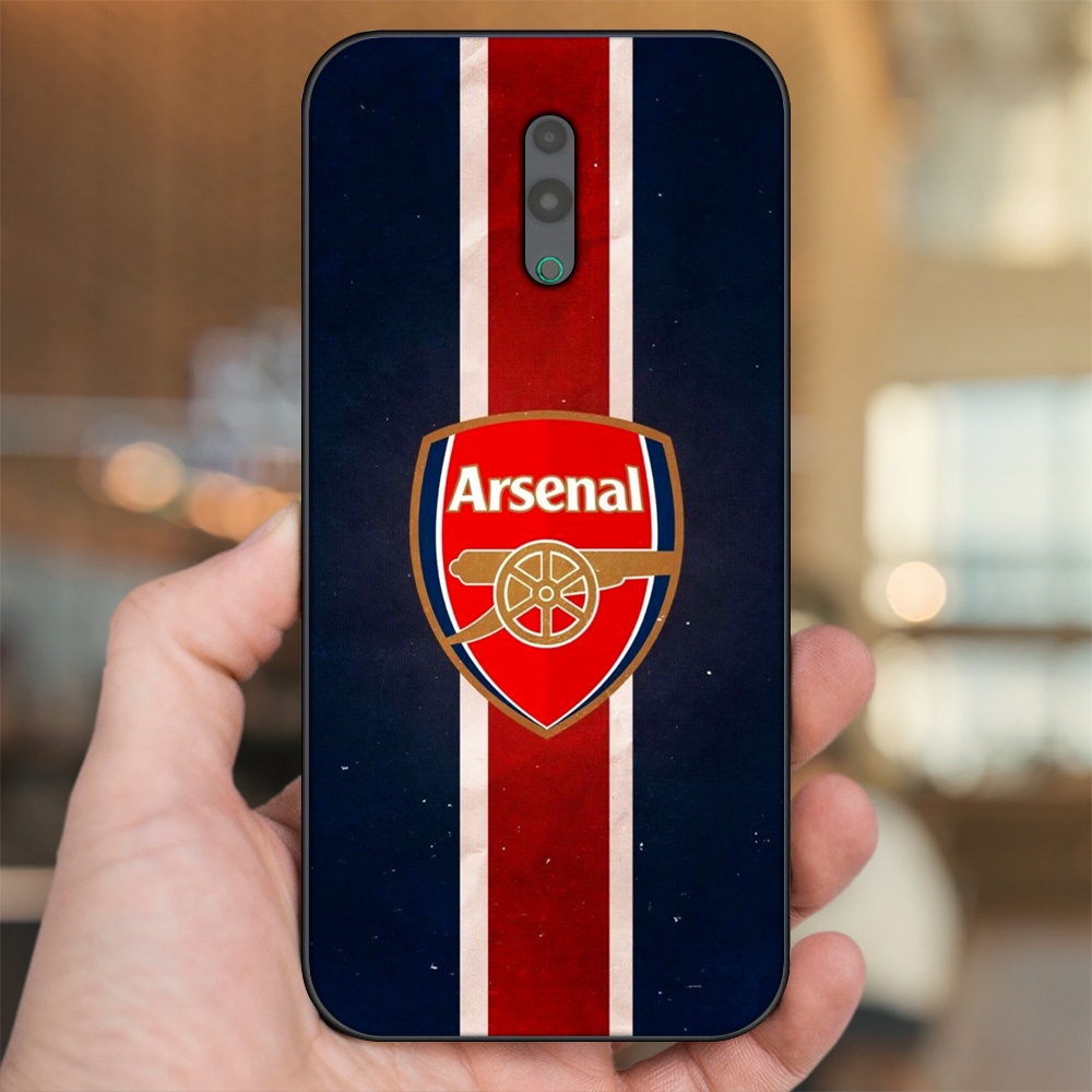 Ốp lưng Oppo Reno viền đen in hình Arsenal FC