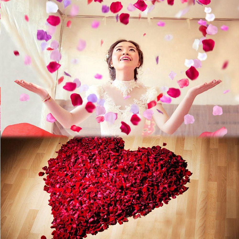Set 100 Cánh Hoa Giả Dùng Trang Trí Tiệc Cưới / Sinh Nhật DIY