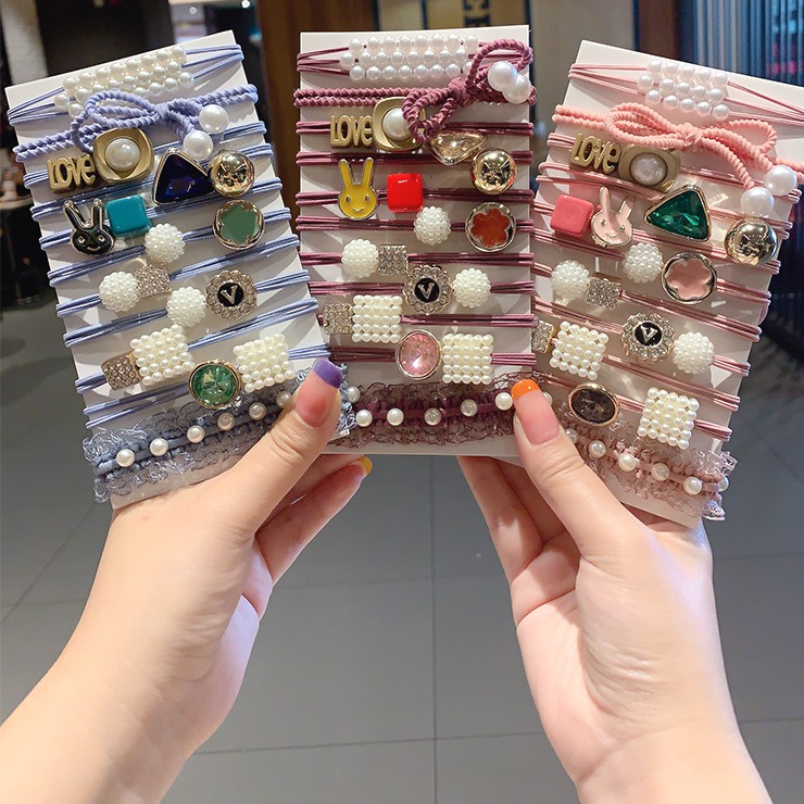 Dây buộc tóc thiết kế đơn giản dễ thương phong cách Hàn Quốc