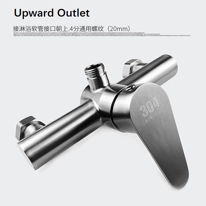 Van Vòi Nước Nóng Lạnh Bằng Thép Không Gỉ 304 Cho Nhà Tắm