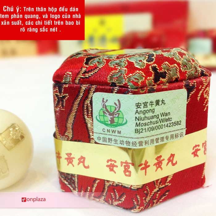 An cung nhung đỏ chính hãng Đồng Nhân Đường hộp 1 viên