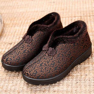 SẴN - GIÀY ĐẾ BẰNG LÓT NHUNG CAO CẤP CHO CÁC BÀ, CÁC MẸ, NGƯỜI TRUNG NIÊN - GIÀY ĐẾ BẰNG NỮ CAO CẤP (CÓ ẢNH THẬT)