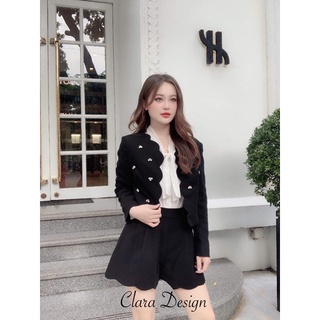 Set Áo Jacket Elise và Quần lượn sóng Elise - TÁCH SET - CLARA RUBY