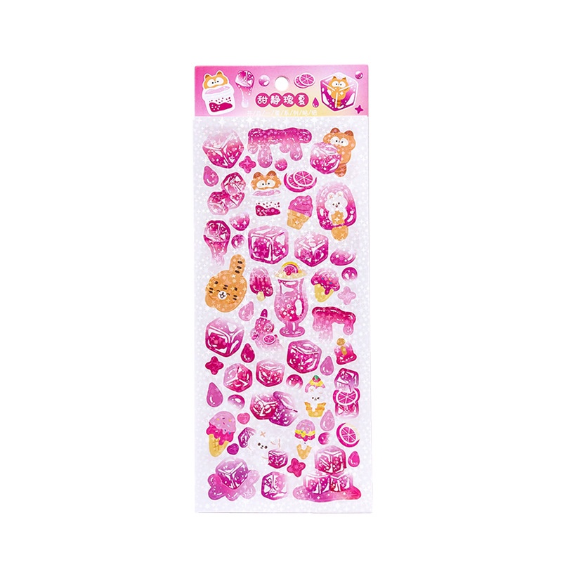 Bộ 2 Tấm Sticker Trang Trí Hình Viên Đá MOHAMM