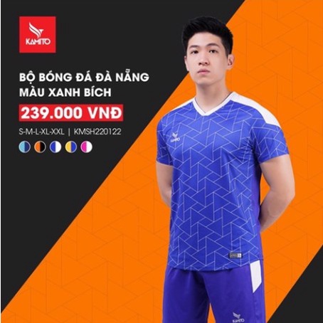 Bộ quần áo bóng đá Kamito Đà Nẵng - Xanh dương
