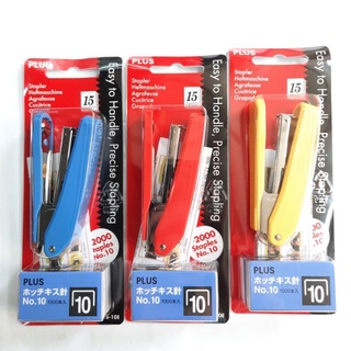 [Rẻ vô địch] Bấm ghim Plus nhiều màu kèm 2 hộp đạn ghim Plus số 10