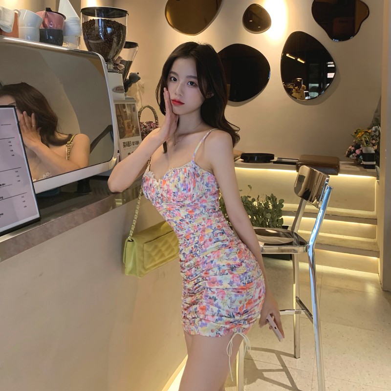 Đầm Ôm Cổ Yếm Phong Cách Hàn Quốc Gợi Cảm Cho Nữ | BigBuy360 - bigbuy360.vn
