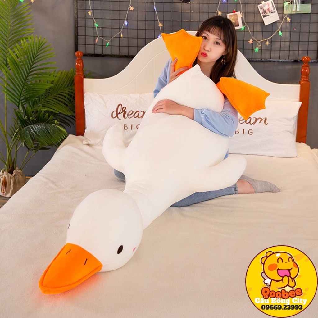 Gấu Bông Vịt Siêu To - Vịt Bông Biểu Cảm Cao Cấp Gấu Bông City