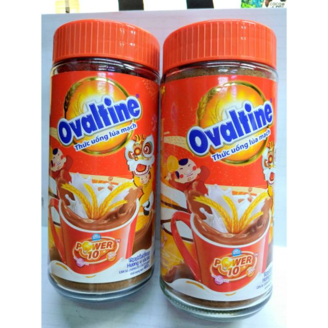 Bột Ovaltine hủ thủy tinh 400g