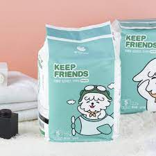 Tã bỉm Enblanc Keep Friends đủ size cho bé Dán/Quần S40/M32/L28/XL24