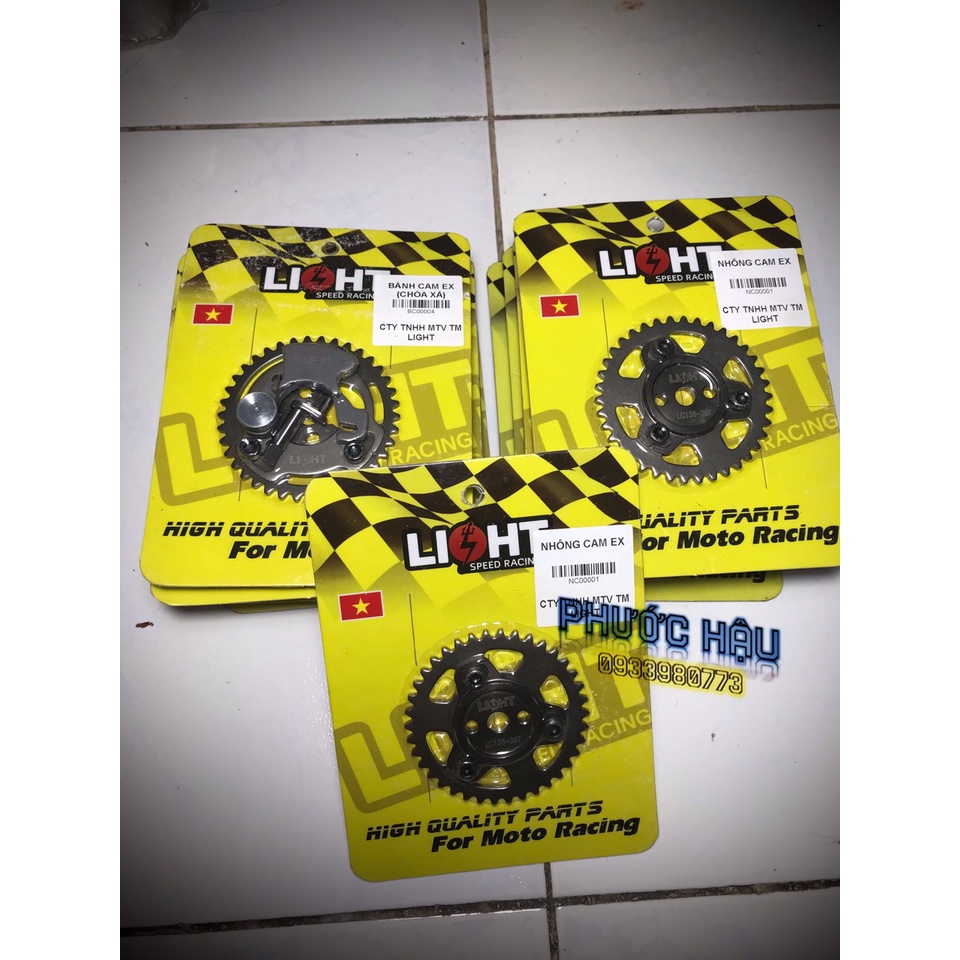 BÁNH CAM TĂNG CHỈNH LIGHT DÀNH CHO EXCITER135-150 -HAURACING