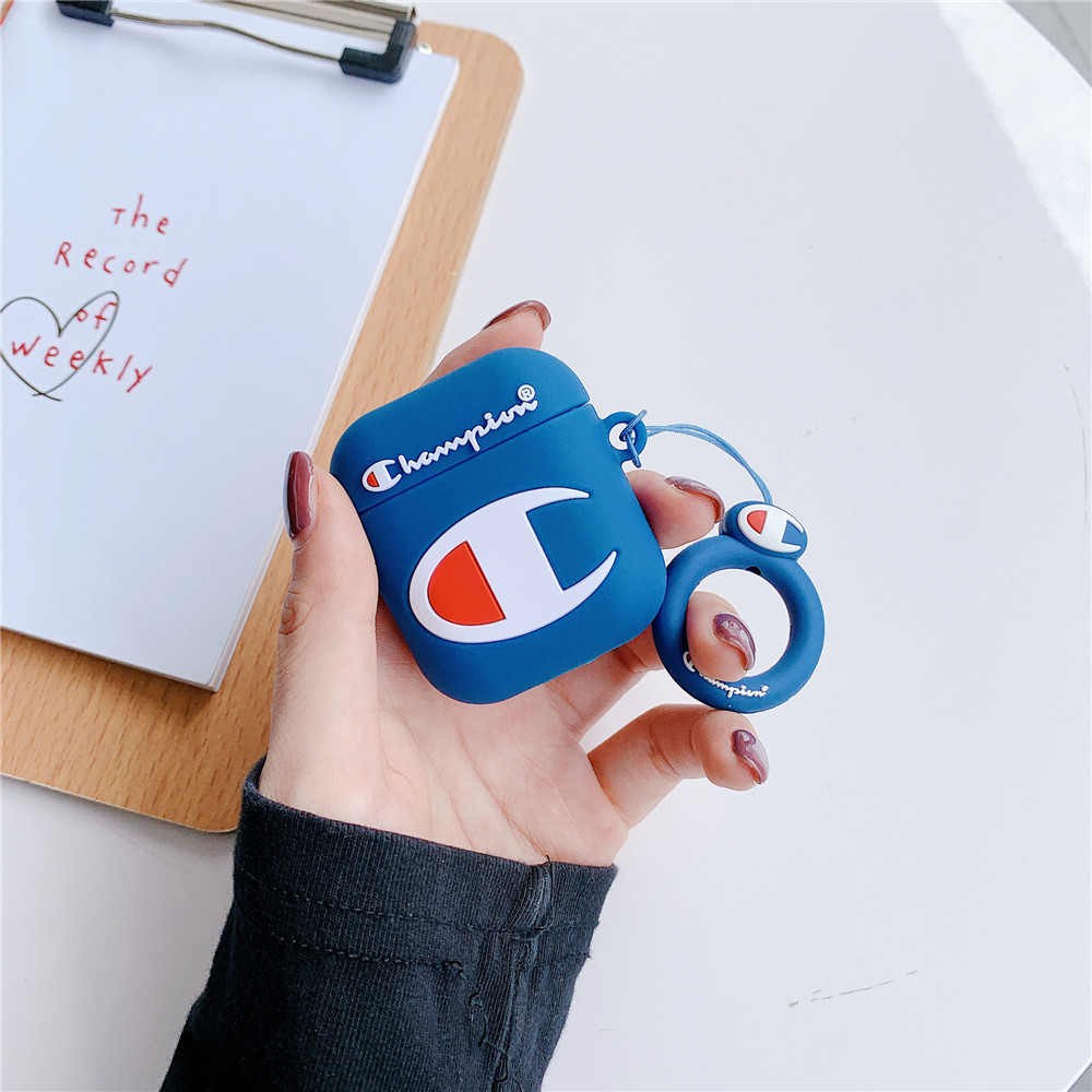 [CX] thiết kế thương hiệu thời trang airpods 1/2 Gen case inpods Champ i12 TWS i12s Ốp lưng Airpods pro Tai nghe Bluetooth Bảo vệ chống rơi Vỏ mềm airpods vỏ bọc airpods tai nghe không dây vỏ silicon