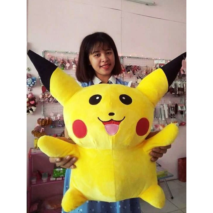 THÚ NHỒI BÔNG PIKACHU 50CM GẤU BÔNG PIKACHU