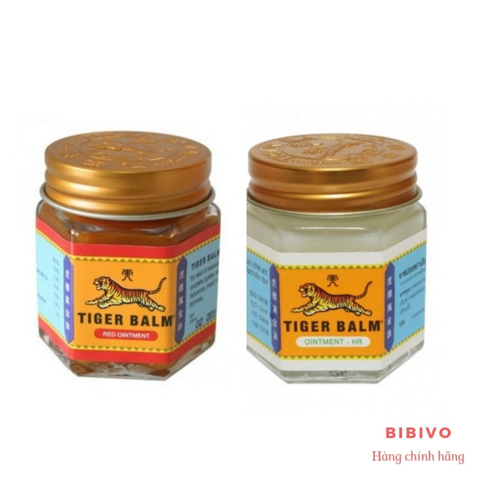 Hàng có hóa đơn vat - combo 2 dầu cù là tiger balm red 19,4g + white 19,4g - ảnh sản phẩm 2