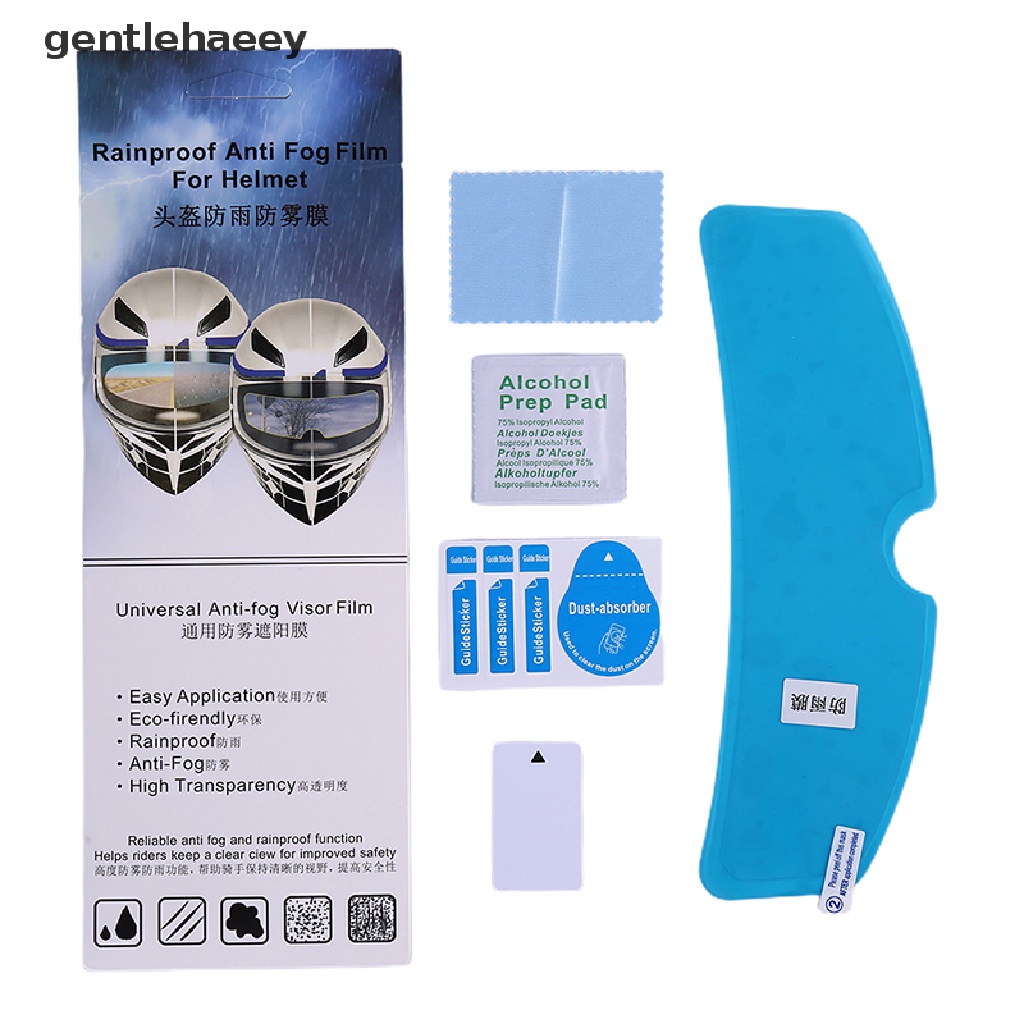 Phim Trong Suốt Dán Mũ Bảo Hiểm Chống Sương Mù / Mưa Thông Dụng Cho Xe Máy