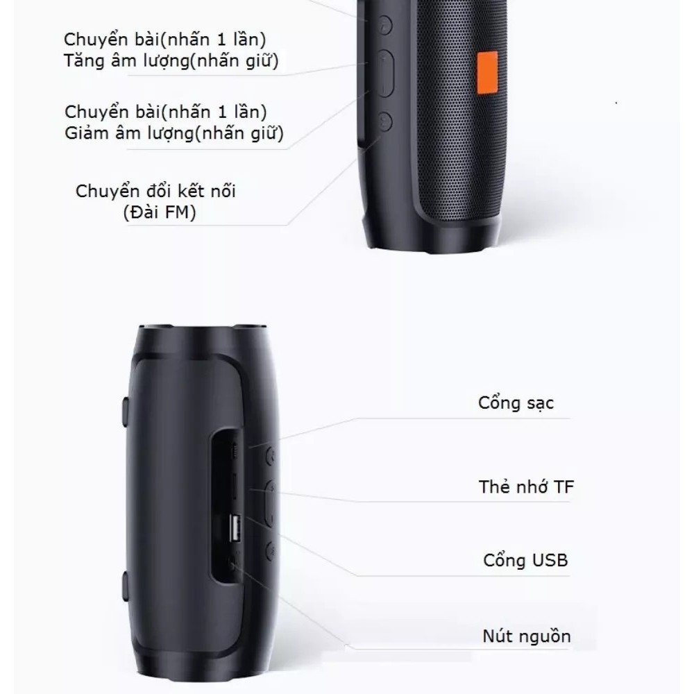 Loa Bluetooth Mini JBL Charge 4++ bass âm thanh chân thật sống động