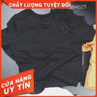 [HÌNH THẬT] ÁO THUN CROPTOP XOẮN EO